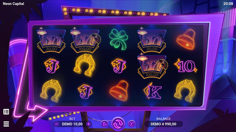 Neon Capital playing field
